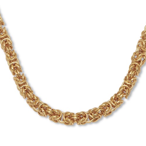Goldtone byzantine link - goldtone, byzantine-link