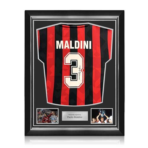 Paolo maldini signed - maldini, ac