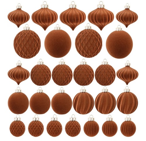 Flocked ornaments for - flocked,