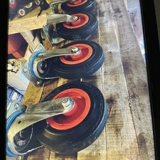 Heavy Duty Large Castor Wheels x 4 Wheels