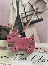 Radley Pink Leather Dog Tag /