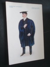 Postcard Cambridge University Robes, Trinity College Undergraduate (Unposted)