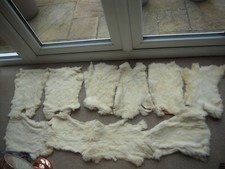 Natural Rabbit Skin Fur Tanned