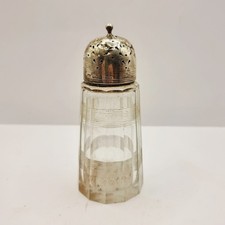 1928 John Grinsell & Sons Antique Silver topped Sugar Sifter