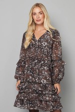 Wallis Chocolate Shift Dress