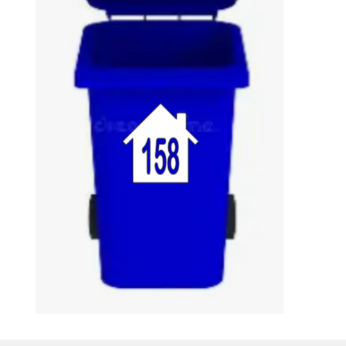 Customizable wheelie bin house - customizable,