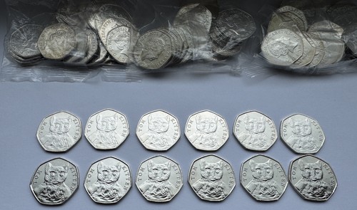 Tom kitten 50p - tom, coins