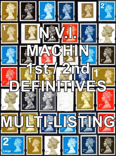 Machin 1st 2nd - gb, /