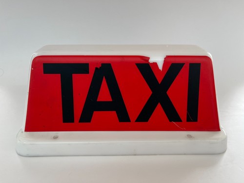 Vintage taxi roof sign - taxi,