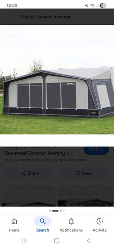 Seasonal caravan awning size - seasonal,