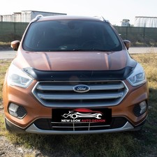 Black Gloss bonnet guard protector Ford Kuga MK2 facelift 2017-2020