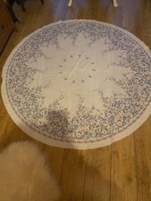 Vintage Floral Round Cotton