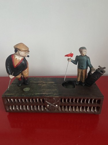 Vintage cast iron birdie putt - iron,