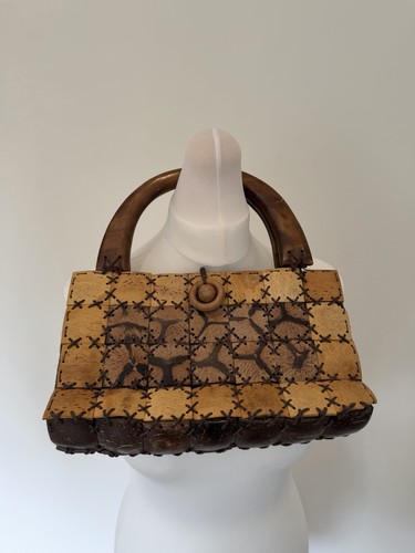Handmade wooden vintage brown - vintage,