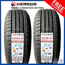 2X New 205 55 17 NEREUS NS601 95W XL 205/55R17 2055517 *C/B RATED* (2 TYRES)
