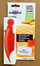 Mastrad Deco Roller Pastry Dough Baking Roller Plastic Mold Cutter 19035 6piece