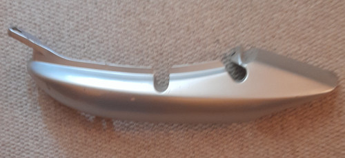 Honda cg125 silver - rear, left