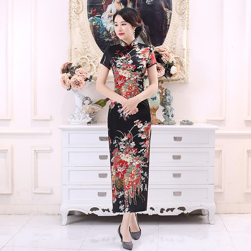 New luxurious black satin - new,