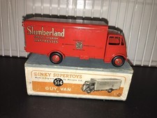 Dinky 514 GUY Van {Slumberland}By Meccano..1950-52 orig model & box. Genuine