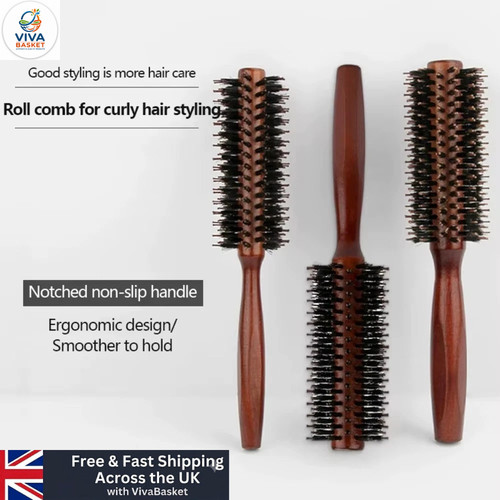 Wooden round hair - round,