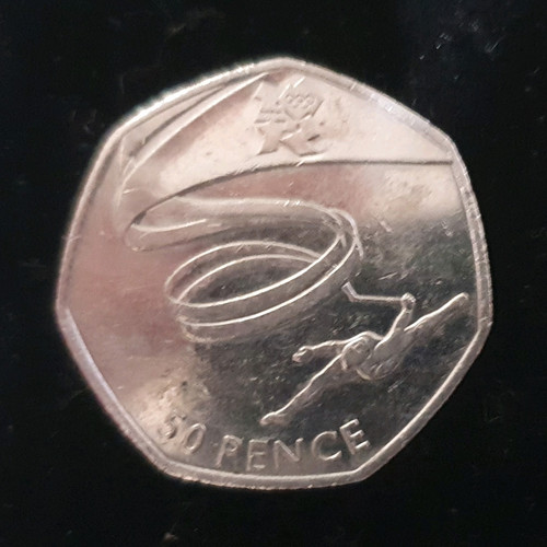 2011 elizabeth 50p fifty - 2011,