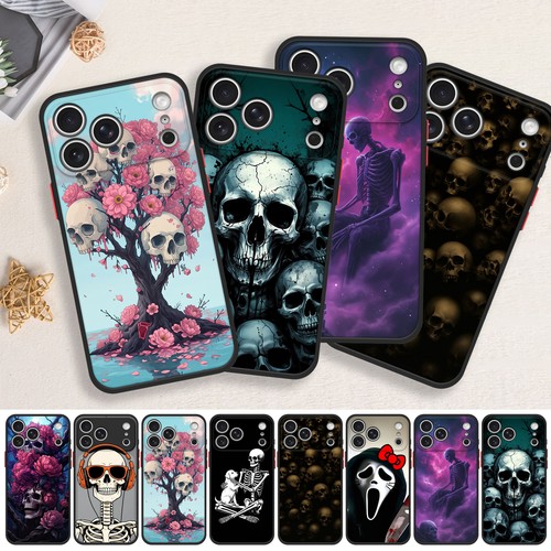 Spooky skull phone case for - skull,