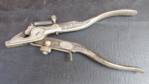 Vintage german ornate saw - ornate,