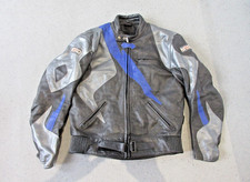 Nitro Leather Motorcycle Jacket Biker Leathers Size XL No Armour
