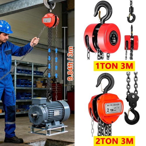 Ton chain hoist block and - 2,