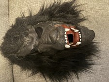 Black Werewolf Horror Mask – Halloween Costume Accessory