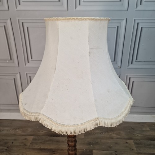 Vintage scalloped lampshade - vintage,