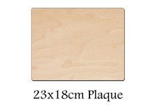 Wooden Rectangle Shape 23x18cm