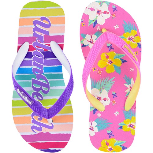 Girls urban beach flip flops - urban,