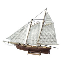 Wooden Sailboat Model Kit Racing Yacht   3D Puzzle for Kids and Adults