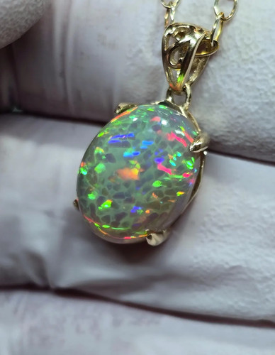 Natural black ethiopian opal - natural,