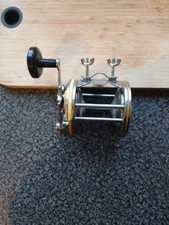Vintage Garcia Mitchell 624 Multiplier Boat Sea Fishing Reel + Clamp