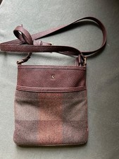  Lovely Joules Uxhall Brown Tweed Small Crossbody Bag