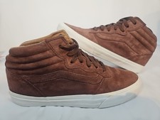 VANS Milton Men's Brown Suede Mid-Trainers, Size Uk 8