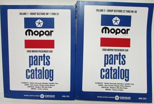 1969 mopar parts book - 1969,