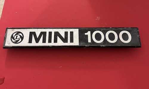 Classic mini 1000 boot badge - mini,