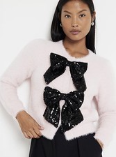 River Island Pink Sequin Bow