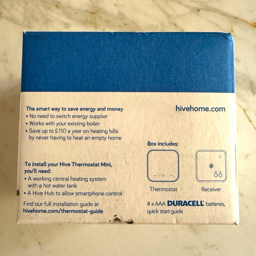 Hive thermostat mini wireless - thermostat,