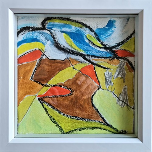 Dartmoor landscape abstract - dartmoor,