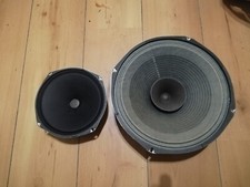 Pair vintage organ Lowrey speaker 12&6