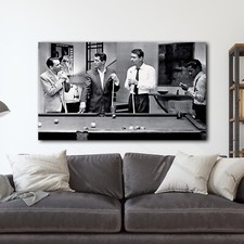 The Rat Pack Playing Pool