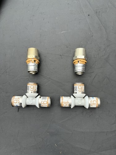 Uponor 16mm press tee and - s,
