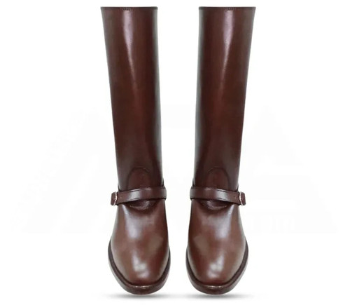 Horse riding long - long, leather