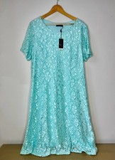 David Emanuel turquoise lace
