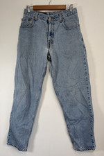 Levi's 560 Jeans Mens W30 L30 Blue Medium Wash Tapered Leg Loose Fit Vintage