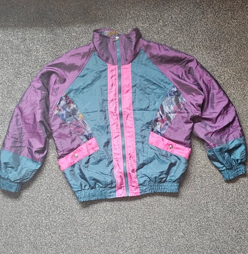 Vintage 90s colorblock shell - colorblock,